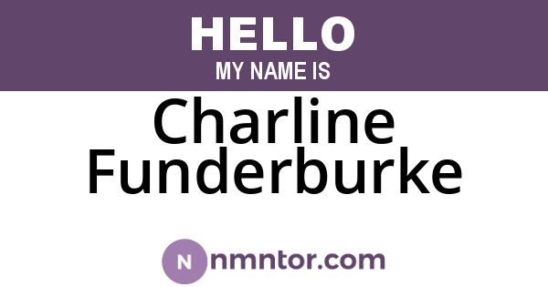 Charline Funderburke