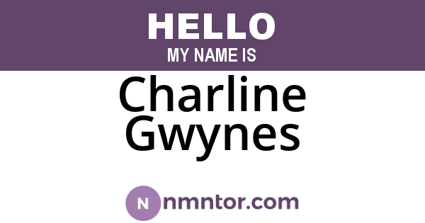 Charline Gwynes