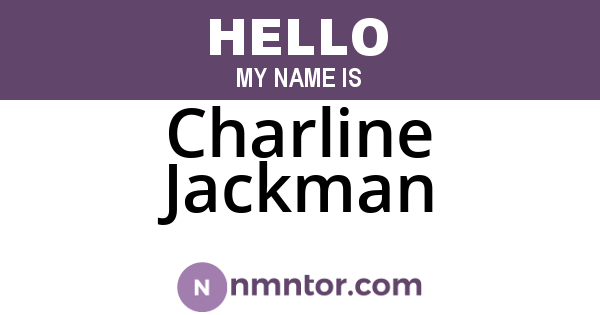 Charline Jackman
