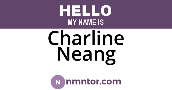 Charline Neang