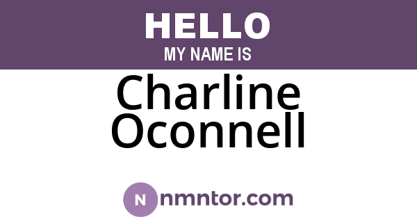 Charline Oconnell