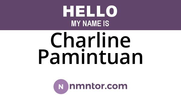 Charline Pamintuan