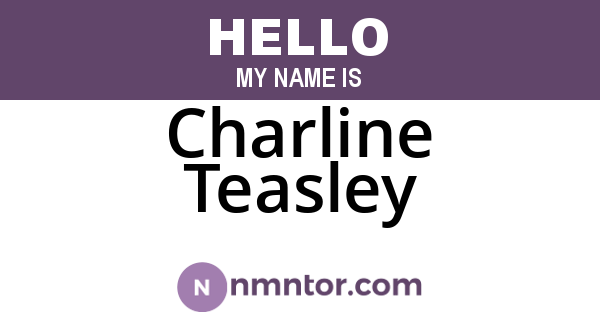 Charline Teasley