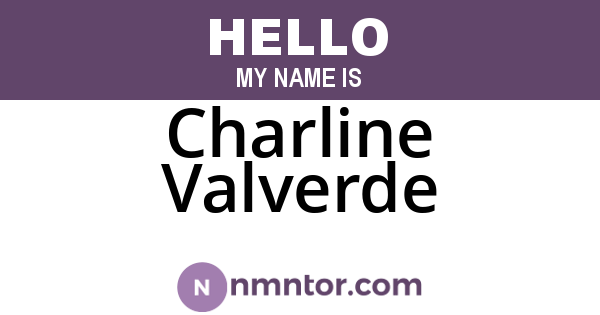 Charline Valverde