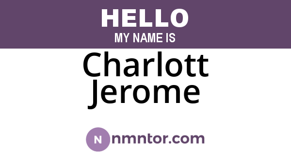 Charlott Jerome