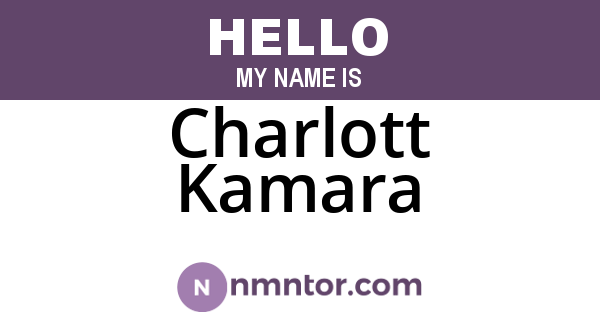 Charlott Kamara