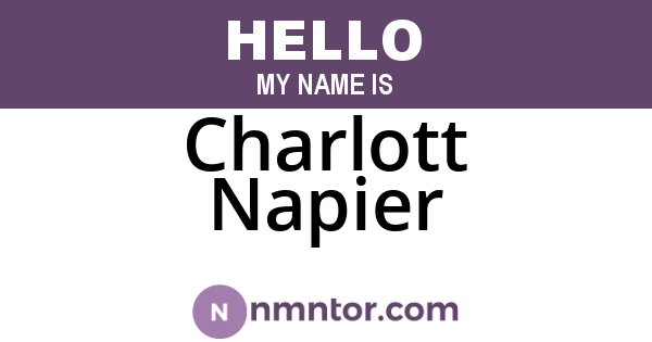 Charlott Napier