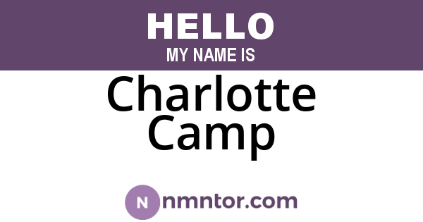 Charlotte Camp