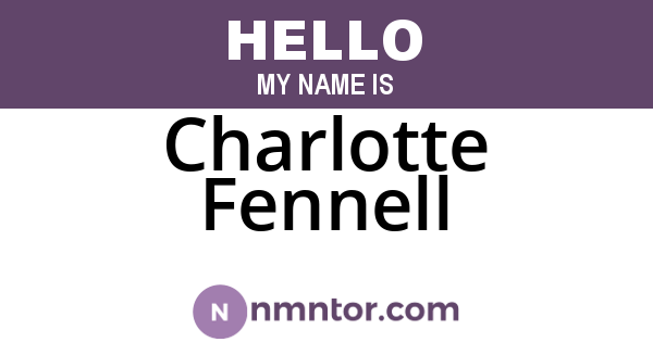 Charlotte Fennell