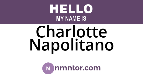 Charlotte Napolitano