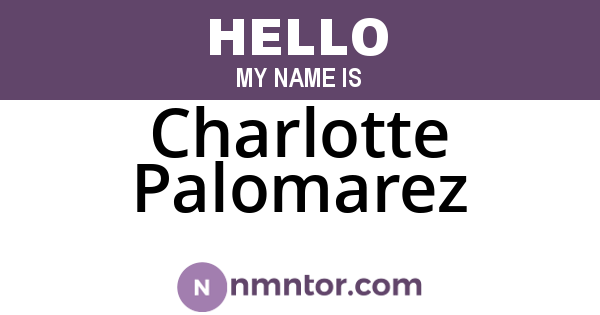 Charlotte Palomarez