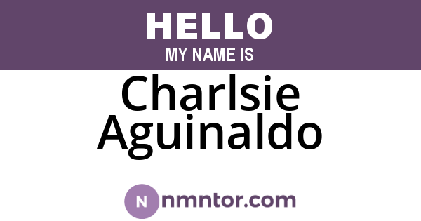 Charlsie Aguinaldo
