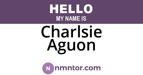 Charlsie Aguon