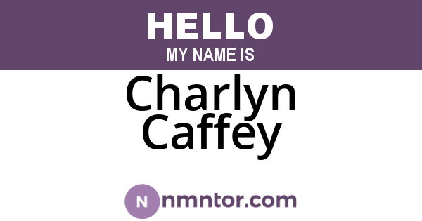 Charlyn Caffey