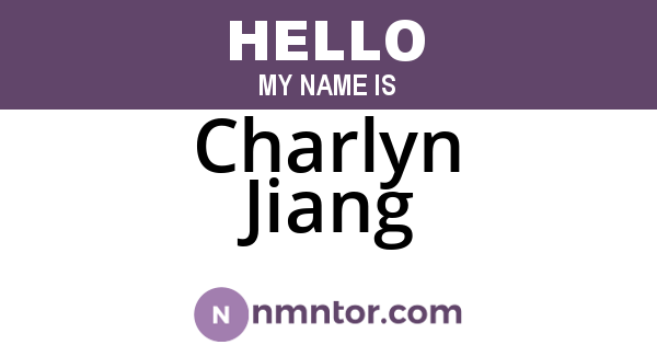 Charlyn Jiang