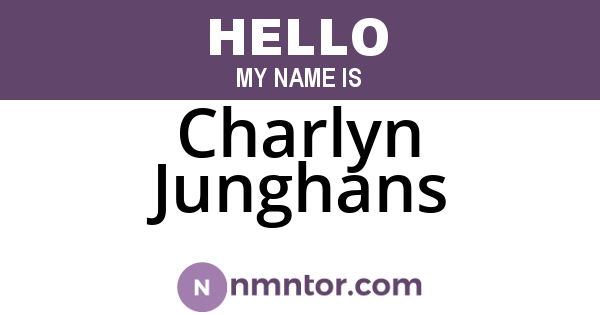 Charlyn Junghans