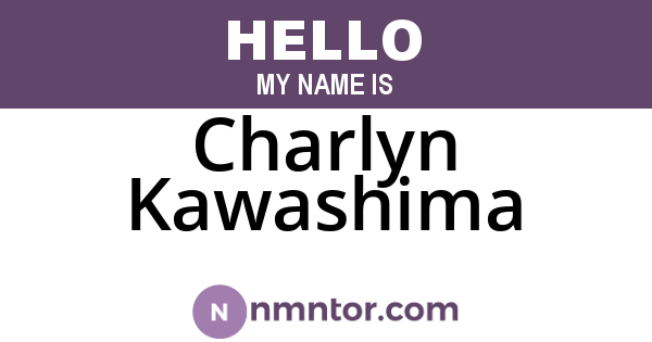 Charlyn Kawashima