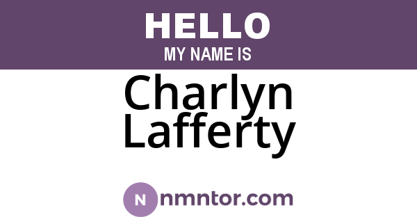 Charlyn Lafferty