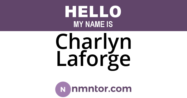 Charlyn Laforge