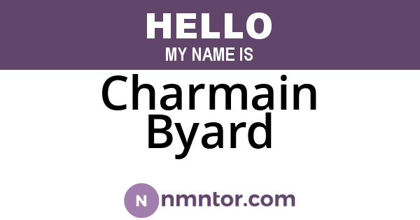 Charmain Byard