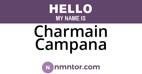 Charmain Campana