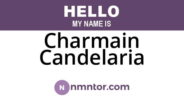 Charmain Candelaria