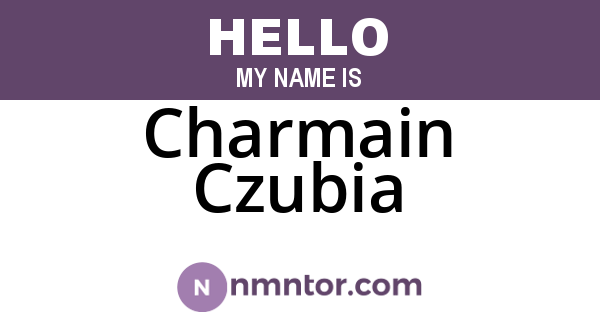 Charmain Czubia