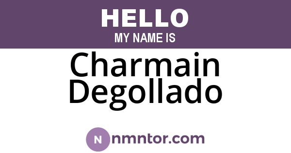 Charmain Degollado