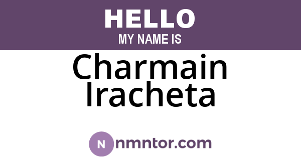 Charmain Iracheta