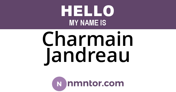 Charmain Jandreau