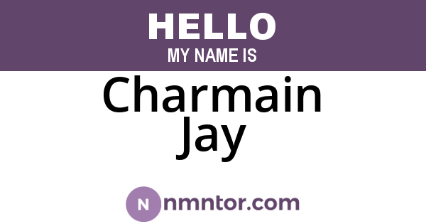 Charmain Jay