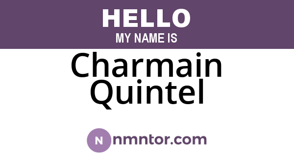 Charmain Quintel