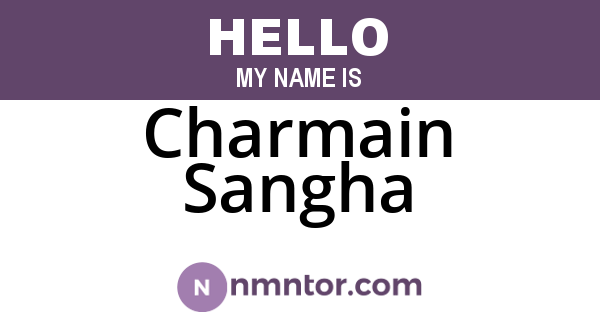 Charmain Sangha