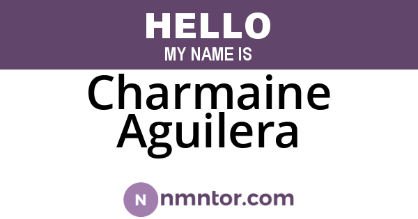 Charmaine Aguilera