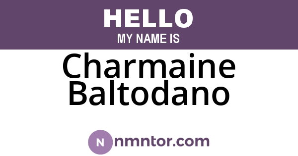 Charmaine Baltodano
