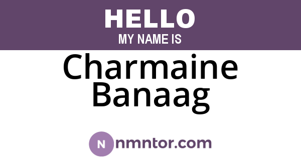 Charmaine Banaag