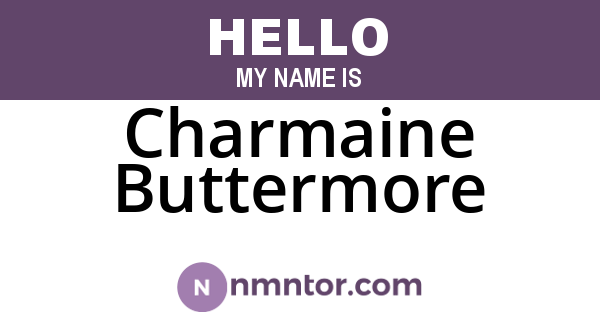 Charmaine Buttermore