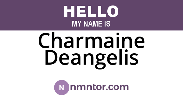 Charmaine Deangelis