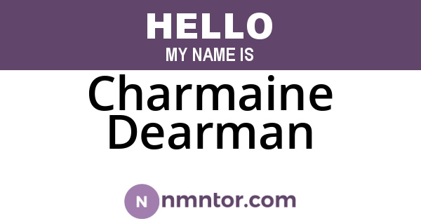 Charmaine Dearman