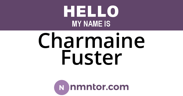 Charmaine Fuster