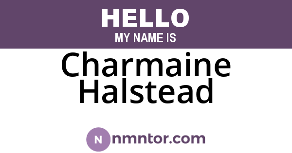 Charmaine Halstead