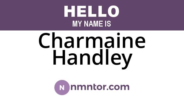 Charmaine Handley