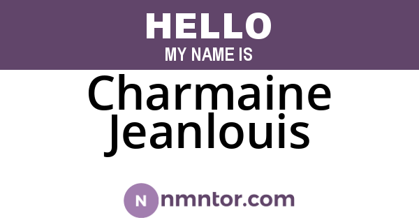 Charmaine Jeanlouis