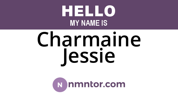 Charmaine Jessie