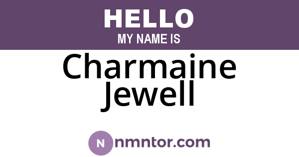 Charmaine Jewell