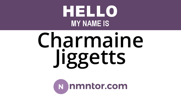 Charmaine Jiggetts