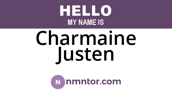 Charmaine Justen