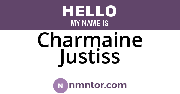 Charmaine Justiss