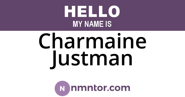 Charmaine Justman