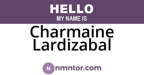 Charmaine Lardizabal